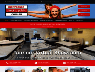 mattressesdirecttopublic.com.au screenshot