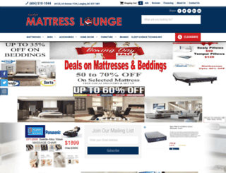 mattresslounge.ca screenshot