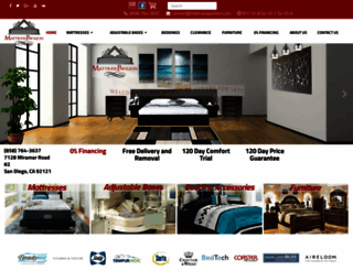mattresspavilion.com screenshot
