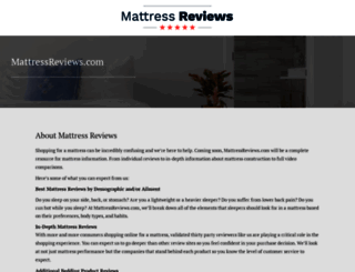 mattressreviews.com screenshot