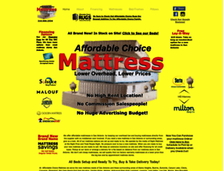 mattresssa.com screenshot