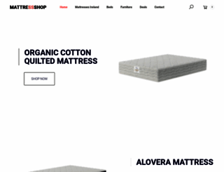 mattressshop.ie screenshot