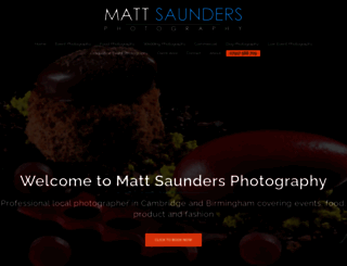 mattsaundersphotography.co.uk screenshot