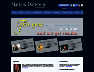 mattsdavidson.com screenshot