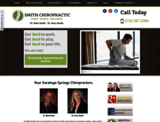 mattsmithchiropractic.com screenshot