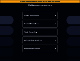 mattsproducestand.com screenshot