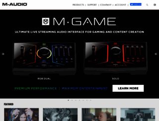 maudio.com screenshot