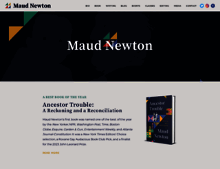 maudnewton.com screenshot