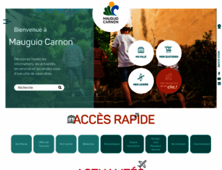 mauguio-carnon.com screenshot
