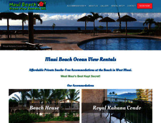 maui-beach-vacation-rentals.com screenshot