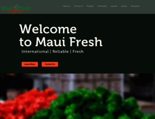 maui-fresh.com screenshot
