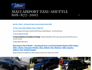 mauiairporttaxi-shuttles.com screenshot