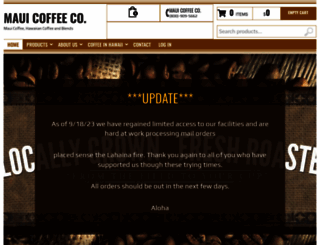 mauicoffeeco.com screenshot