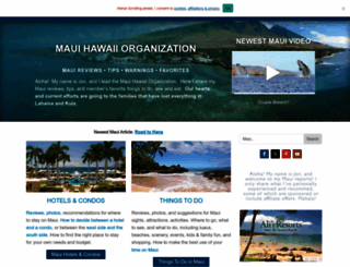 mauihawaii.org screenshot