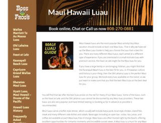 mauihawaiiluau.com screenshot
