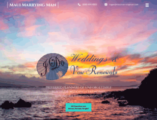 mauimarryingman.com screenshot