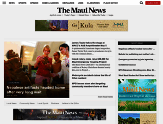 mauinews.com screenshot