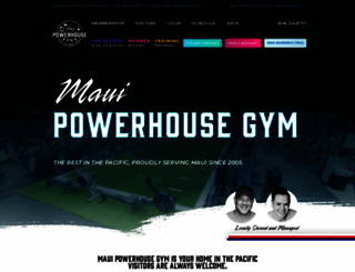 mauipowerhousegym.com screenshot
