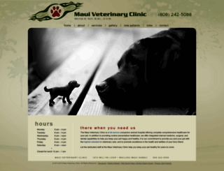 mauivetclinic.com screenshot