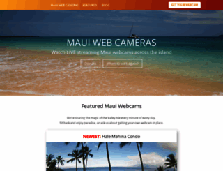 mauiwebcameras.com screenshot