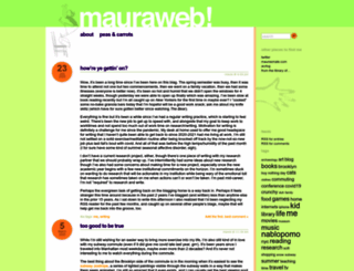 mauraweb.com screenshot