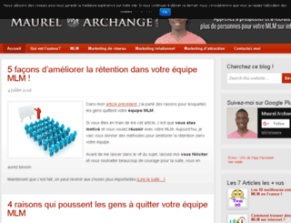 maurelarchange.com screenshot