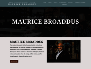mauricebroaddus.com screenshot