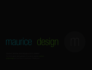 mauricedesign.com screenshot