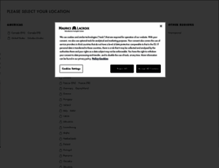 mauricelacroix.de screenshot