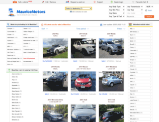 mauricemotors.com screenshot