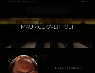 mauriceoverholt.com screenshot