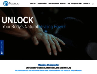 mauriciochiropractic.com screenshot