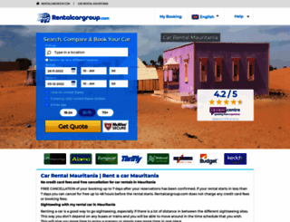mauritania.rentalcargroup.com screenshot