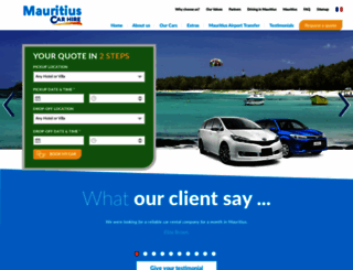 mauritius-carhire.com screenshot