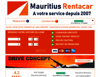 mauritius-rentacar.com screenshot