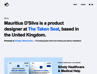 mauritiusdsilva.com screenshot