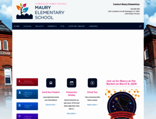 mauryelementary.com screenshot