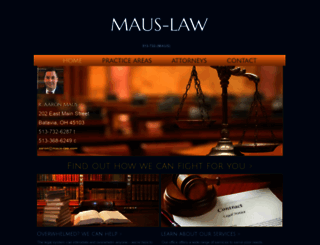 maus-law.com screenshot