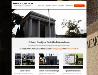 mausoleums.com screenshot