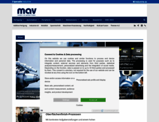 mav-online.de screenshot