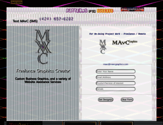 mavcgraphics.com screenshot