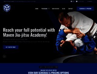 mavenbjj.com screenshot