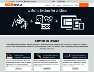 maveninfosoft.com screenshot