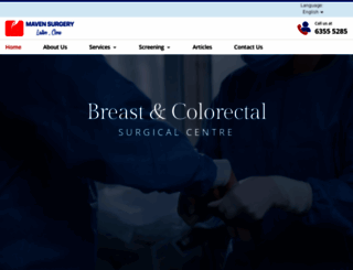 mavensurgery.com.sg screenshot