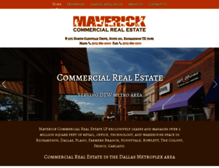maverickcommercial.com screenshot