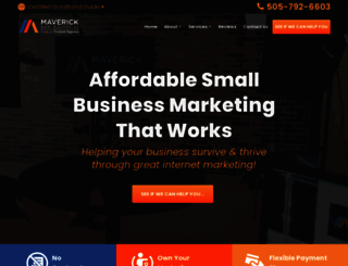 maverickwebmarketing.com screenshot