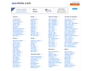 maviliste.com screenshot