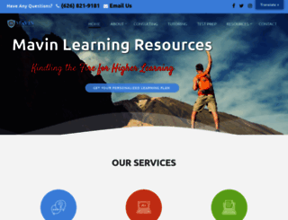 mavinlearning.com screenshot