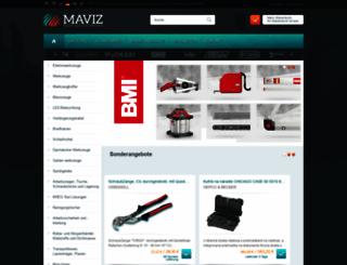 maviz-werkzeuge.de screenshot