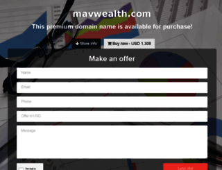 mavwealth.com screenshot